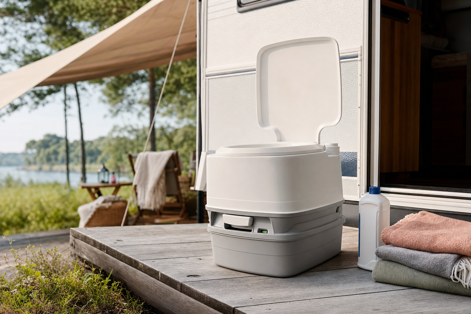 Campingtoiletten & Sanitär: Kassette, Chemie & Kapazität